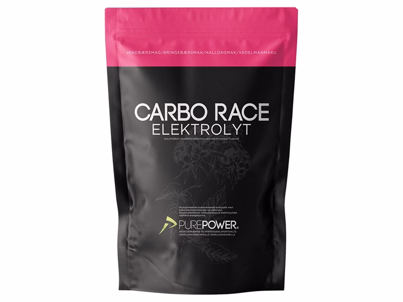 PurePower Carbo Race Elektrolyt energipulver