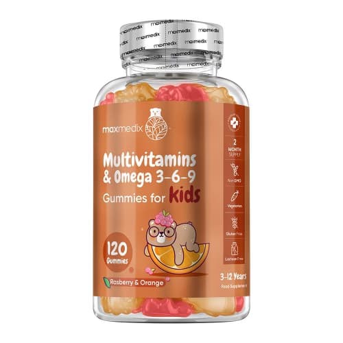 Maxmedix Børne Multivitamin og Omega 3-6-9 Gummies