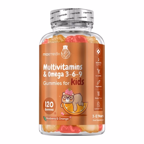 Maxmedix Børne Multivitamin og Omega 3-6-9 Gummies