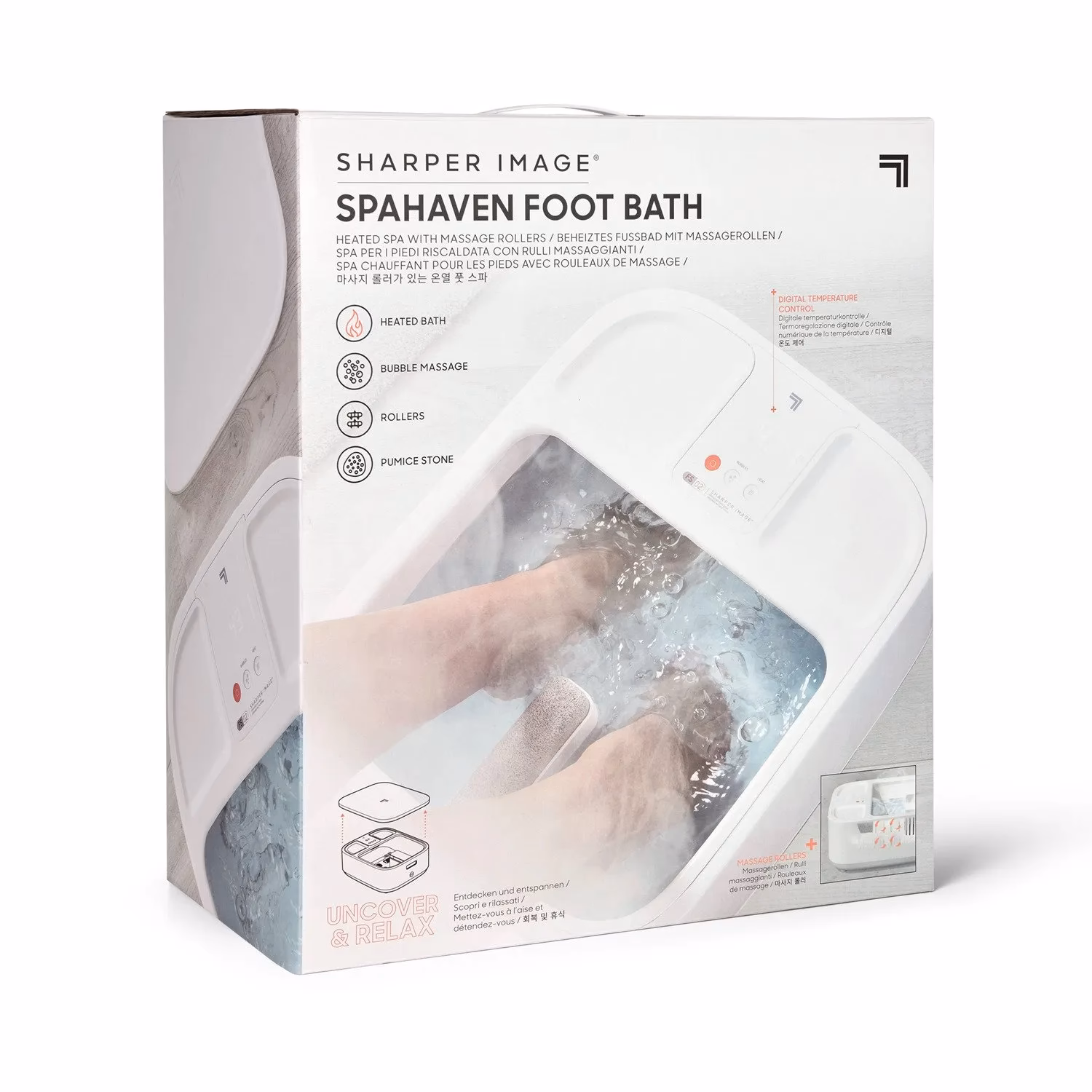 Sharper Image Fodbad med Varme